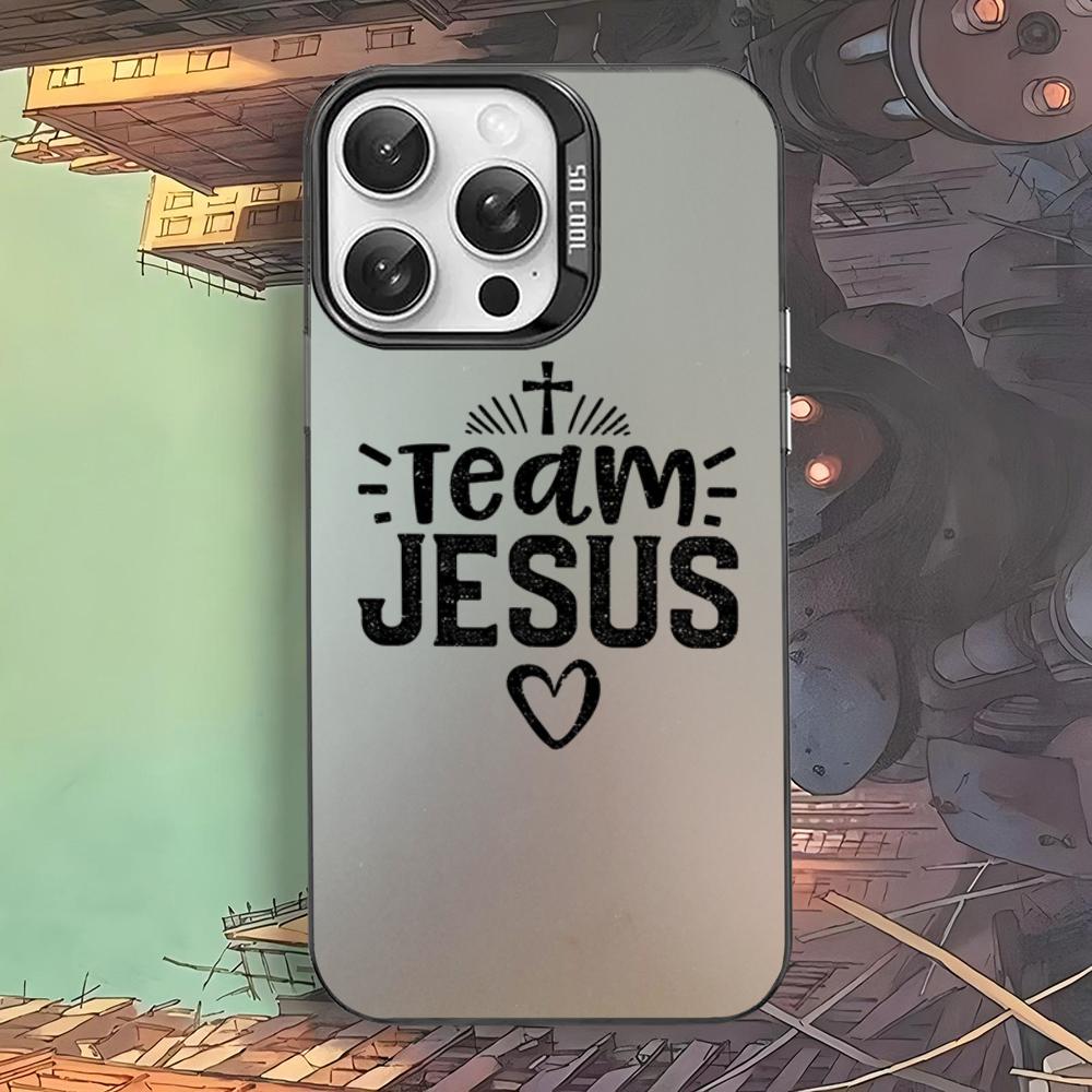 Faith Christian Religious Jesus Phone Case For iPhone 16 15 14 13 12 11 Pro Max X XR XSMAX 8 7 Plus Matte Shockproof Back Cover