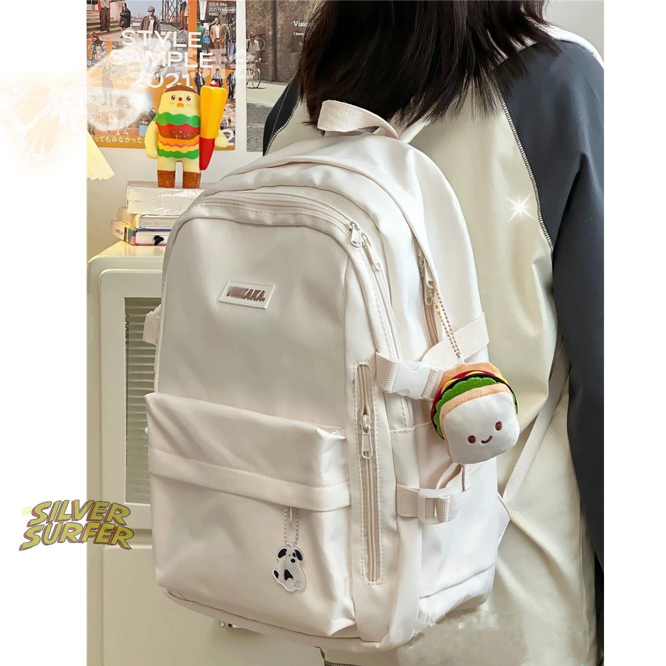 

Японский Кампус Простой и Универсальный Рюкзак Девушка Старшеклассницы Ученицы Средней Школы Школьная Сумка Рюкзак Большой Вместимости Тренд single package