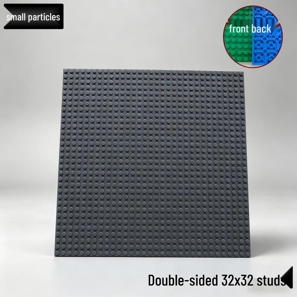 Double-Sided 32x32 Stud Baseplate Compatible with LEGO Building Sets