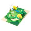 Pop Up Creative 3D Greeting Card Sports Golf Handmade Gift Paper Carving Gifts Thank You Cards For Business
