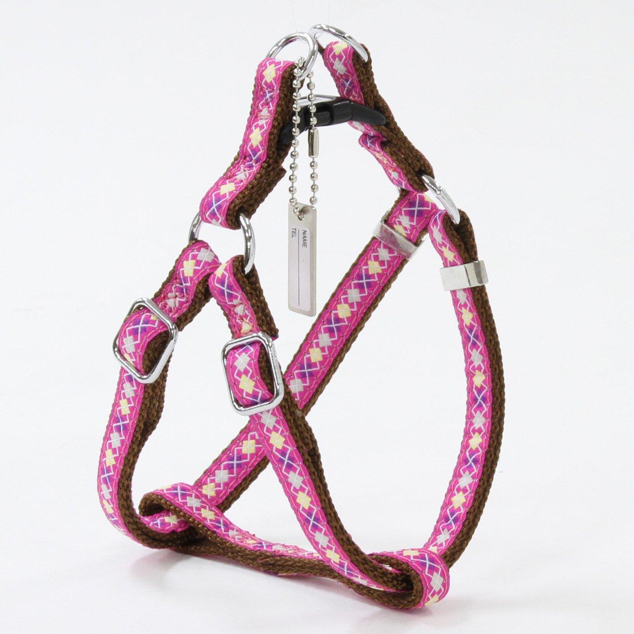 

ADD. MATE Argyle Harness, Size SS, Pink