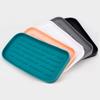 Square Silicone Drain Tray,Kitchen Storage,Fruit Drain Pad Storage Tray,Bathroom Storage,Dressing Table,Desktop Storage Tray