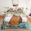 Capybara 3D Bedding Sets Print Duvet Cover Adults/ Children Bed Comforter Birthday Gift Dropshipping