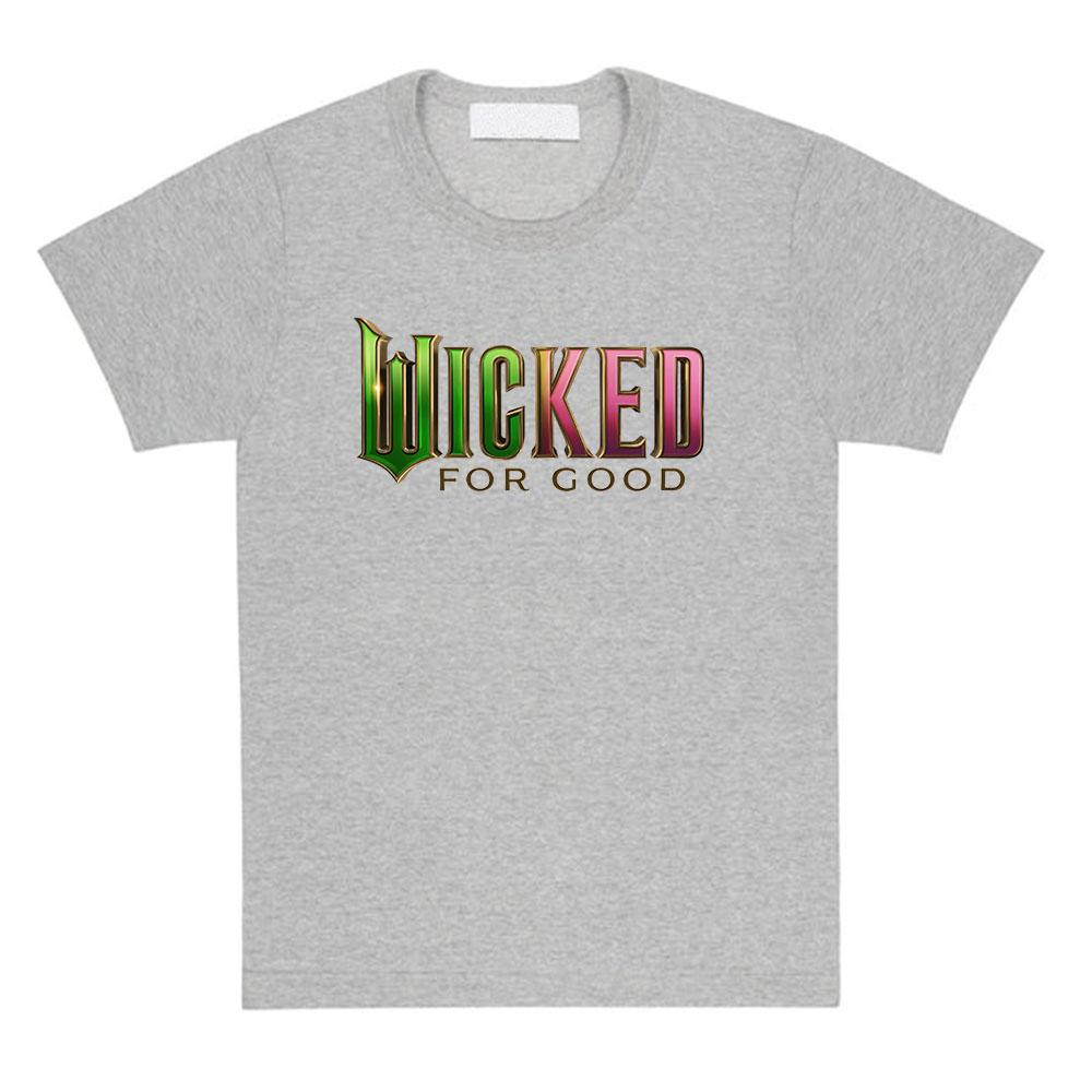 Wicked: for Good The Soundtrack T-shirt Cynthia Erivo Ariana Grande Tshirt Cotton Short Sleeve Women Tee-shirt Unisex Streetwear