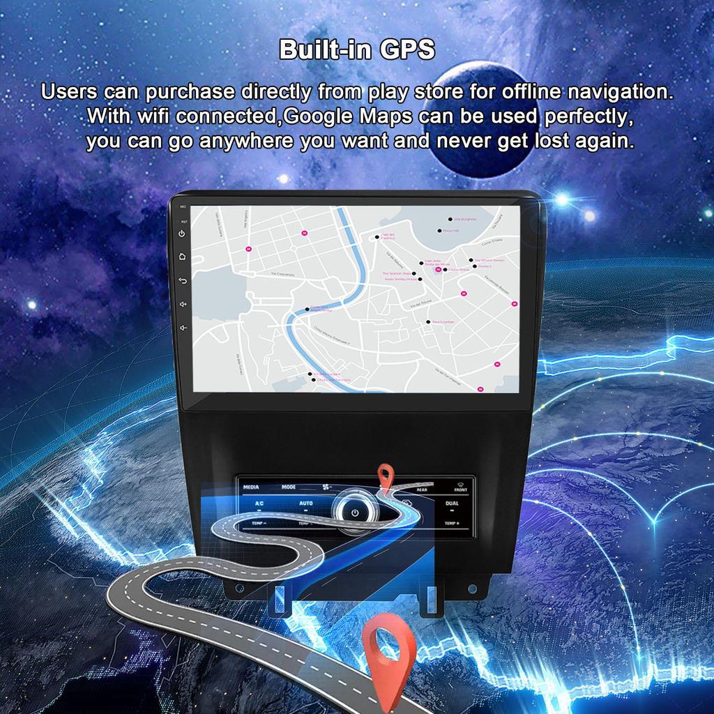10-14 Ford Mustang 10" Android Multimedia Navigation System