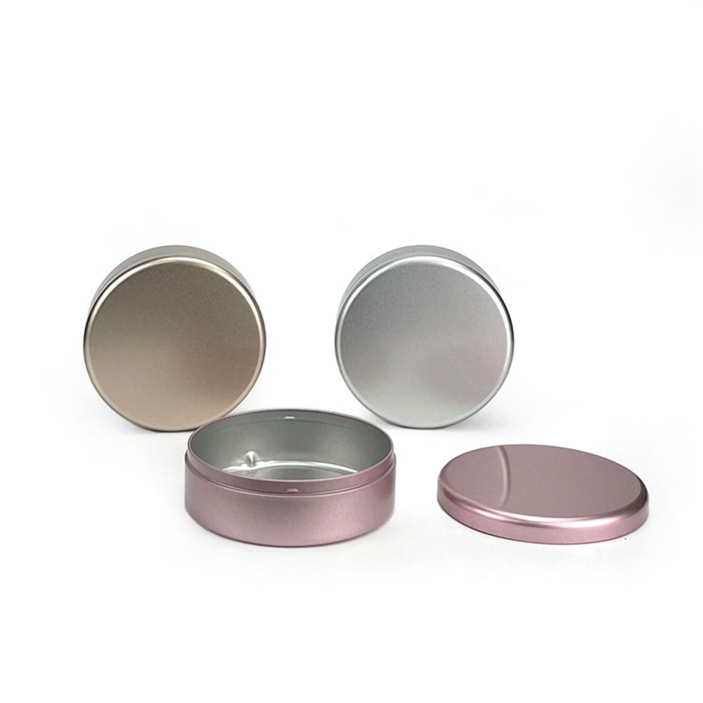 3Pcs Tinplate Cookie Storage Boxes Round Candy Biscuit Packaging Box Durable Tea Cake Tin  Gifts