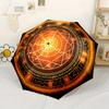 Magic Circle Automatic Folding Umbrella Compact Lightweight Retractable Design For Outdoor Adventures And Travelt29