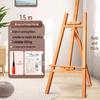 Children's Wooden Easel Art Set: Sketching & Painting Stand for Watercolors and Oils.