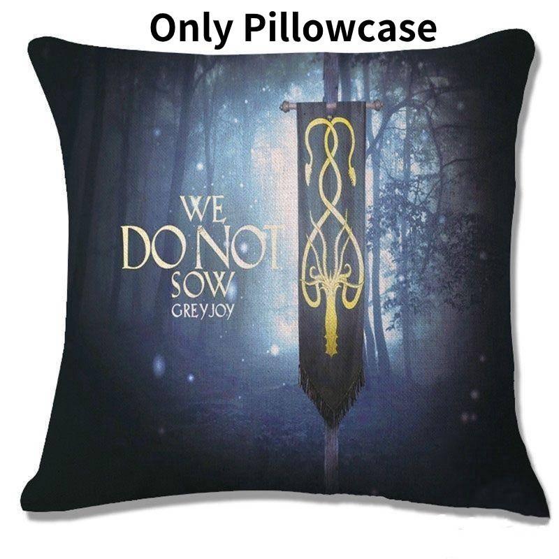 Game Of Thrones Inspired Decorative Throw Pillow Cover Featuring Unique Family Crests For Stylish Living Room Decor