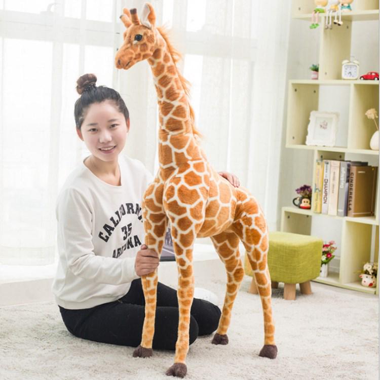 Giraffe & Sika Deer Plush Dolls: Adorable Photography Props and Surprise Gifts for Kids