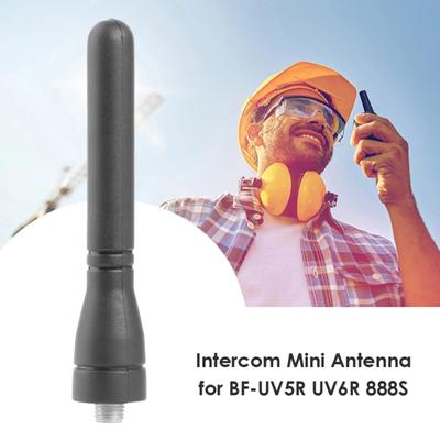 High Gain Rubber Antenna Female 10W 2.15dBi Walkie-Talkie Radio Communication Distance Booster for Baofeng BF-UV5R UV6R 888S SMA-F