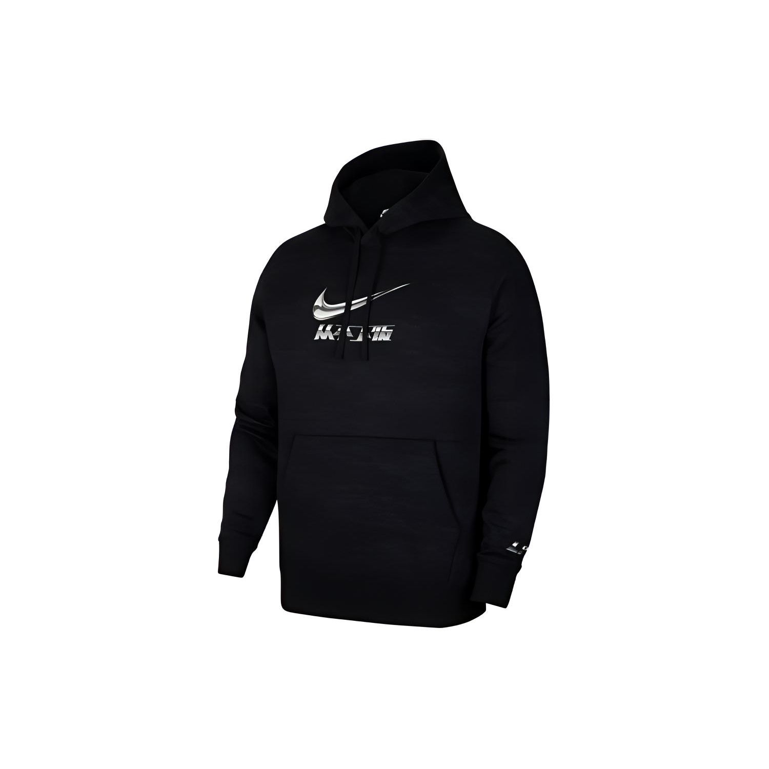 Nike Sportswear Logo Fleece Pullover Hoodie Black DJ4860-010 L