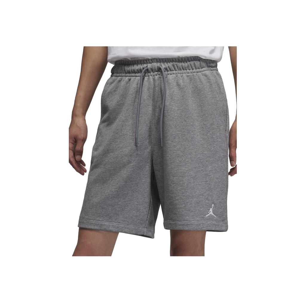 Jordan Logo Embroidered Drawstring Straight Casual Shorts Men Bottoms Gray FQ4535-091