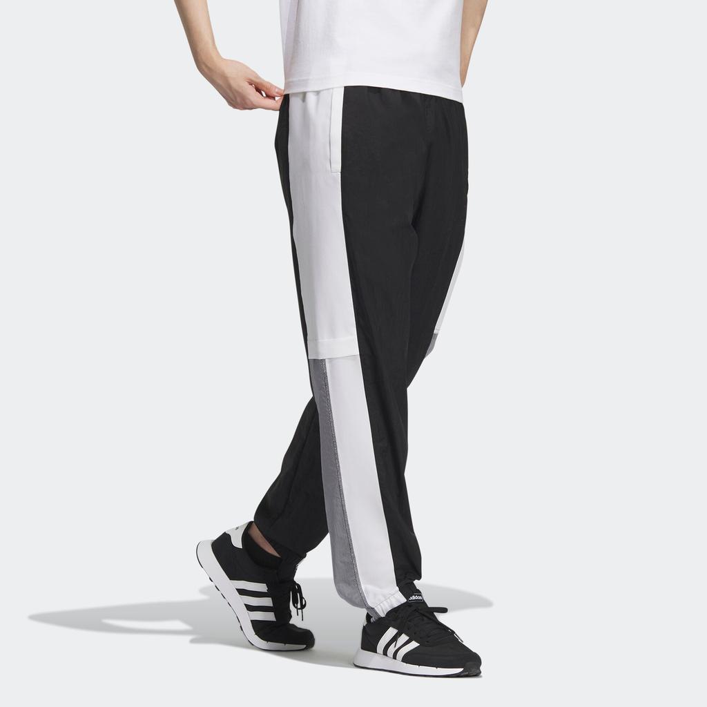 Adidas Neo Brand Logo Print Tapered Joggers Men Bottoms Black IA6784