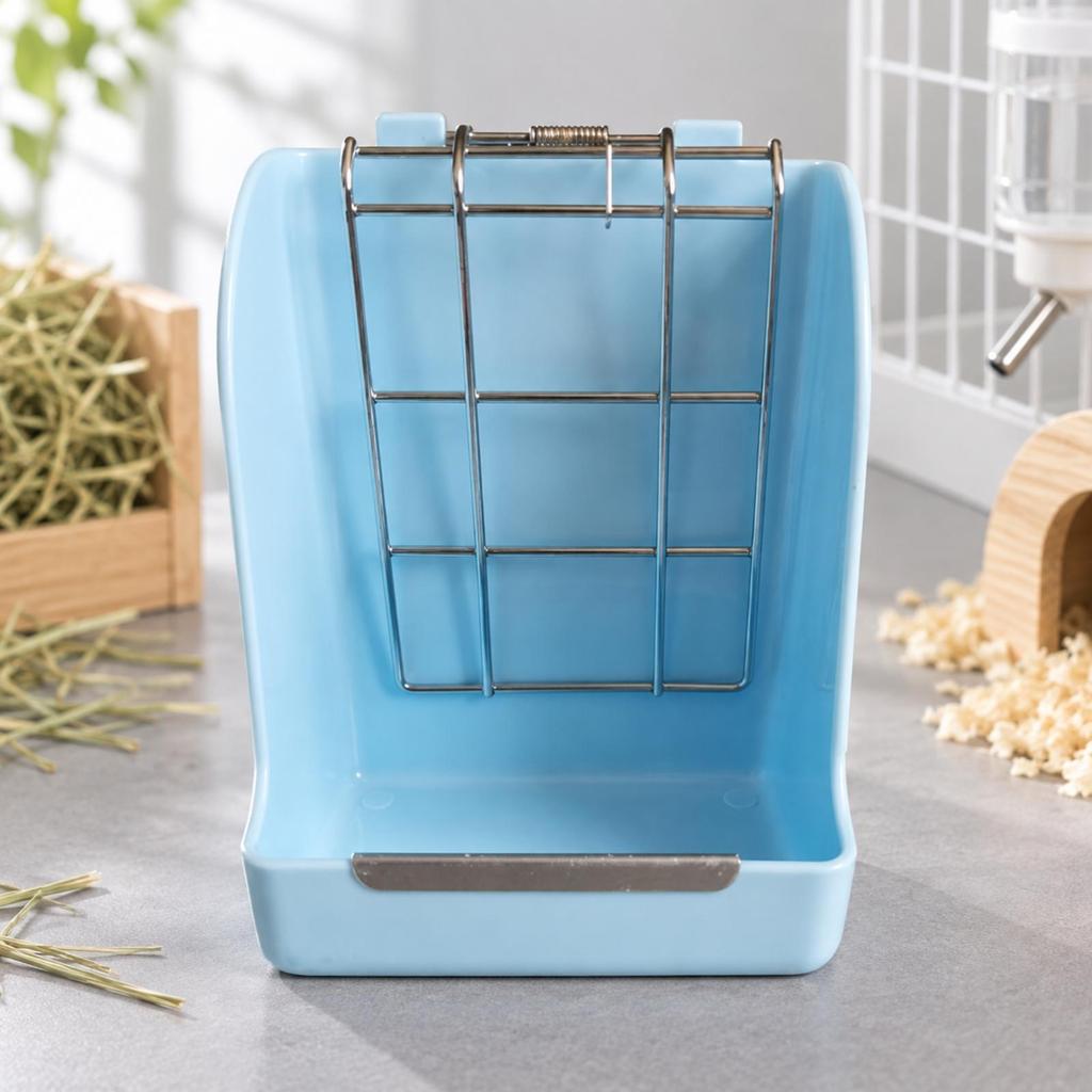 Pet Supplies Waste Reducing Small Animal Hay Feeder Tidy for Hare Owners White