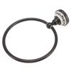 Towel Ring Bathroom Wall Mounted Stand Holder Rack Antique Brass Porcelain Accessories