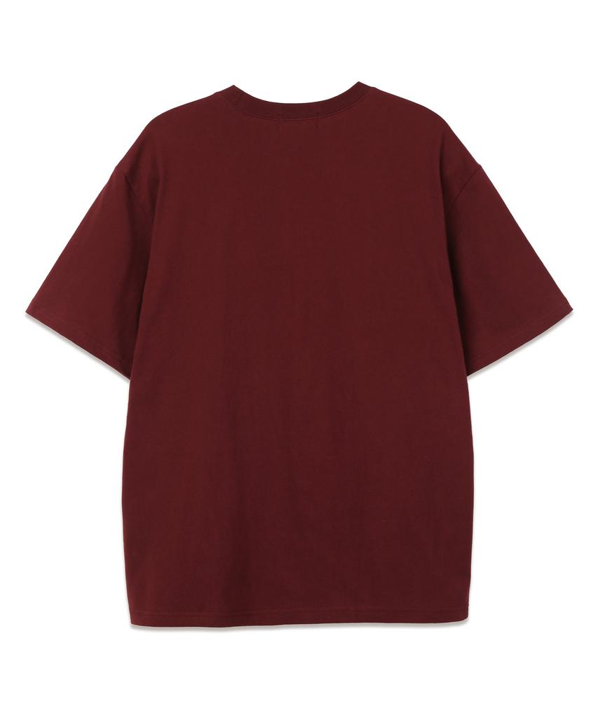 VANNWORKS 1992 Oversized Short Sleeve T-Shirt (Vs0099) Wine/White