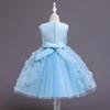 Korean Girls Runway Performance Dress Infant Toddler Birthday Party Dress Floral Princess Dress Girls Ruffles Dress