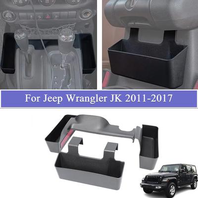 Armrest Hanging Box Gear Shift Organizer Tray for Jeep Wrangler JK Rubicon 2011-2017 Storage Tidying Car Interior Accessories