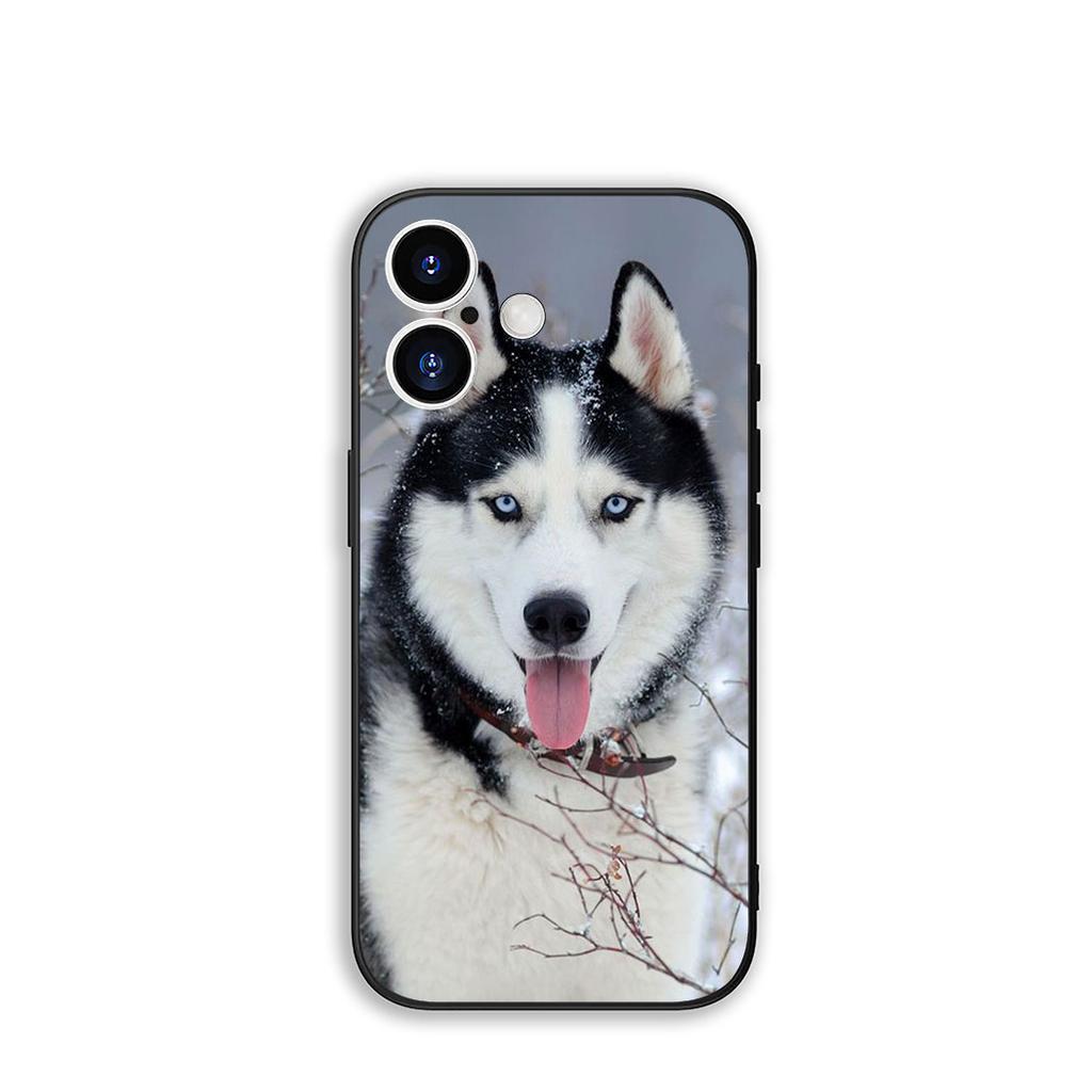 Phone Cover Animal Lovely Husky Dog Casing for Apple iPhone 17 16 11 Pro XS Max XR 6 7 8 Plus + 16E SE 2020 Air 5 8+ Case