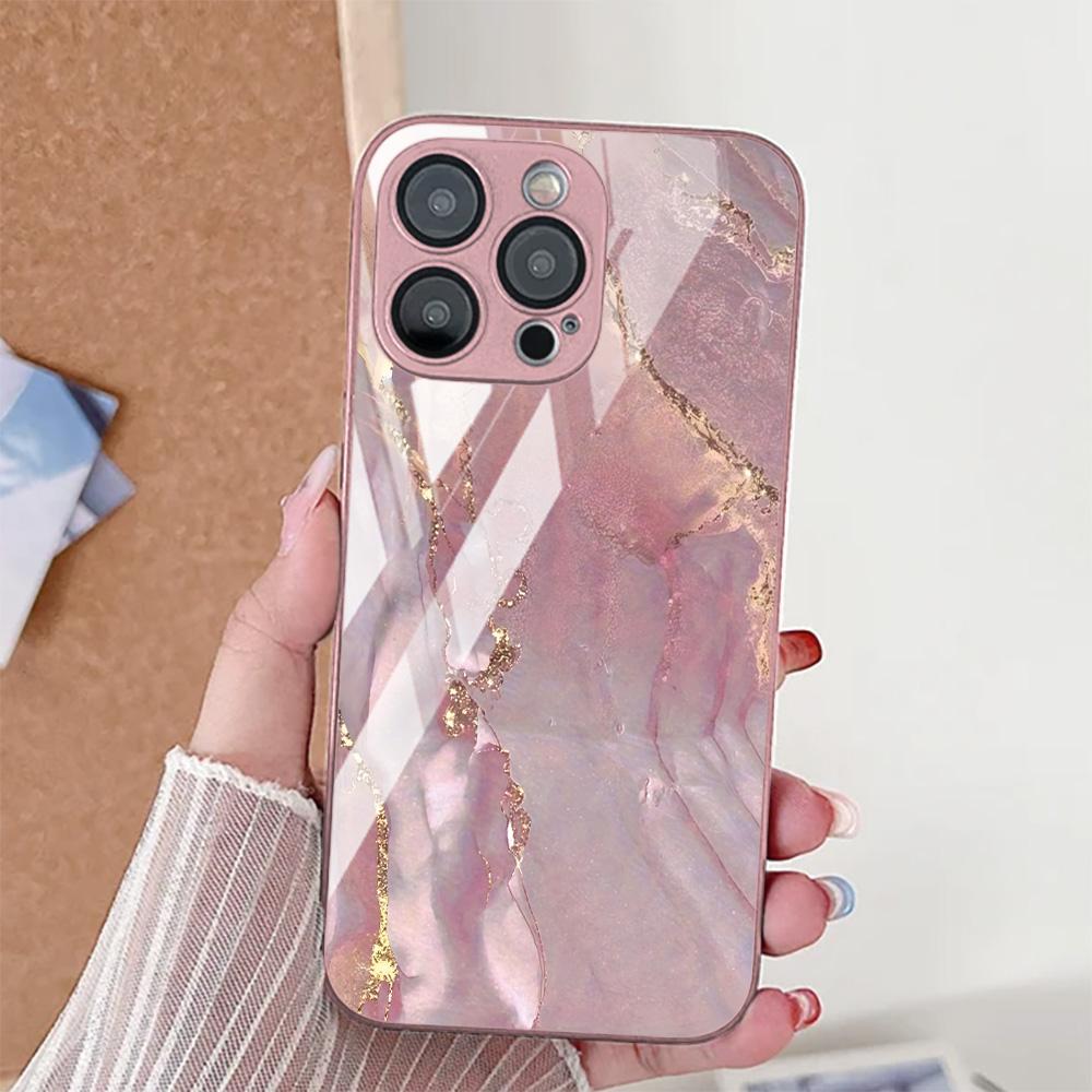 Marble Pattern Phone Case For Samsung Galaxy S25 S24 S23 Ultra Case A56 A17 A55 A16 A26 A54 A53 A34 A36 S21 FE Shockproof Cover