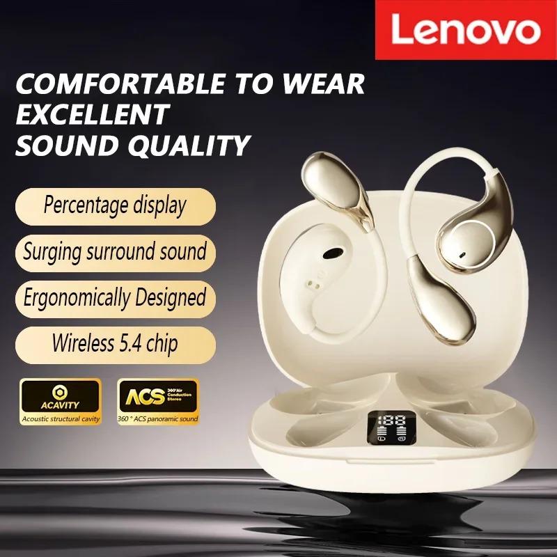 

Lenovo TA320 OWS Беспроводные наушники Bluetooth 5.4 TWS Внутриканальные 400 мАч Аккумулятор Объемный звук Эргономичные наушники бежевый