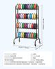 3D Printer Filament Storage Rack, 4 Tier Heavy Duty Storage Shelf, Rolling Filament Spool Holders Racks with Wheels, Filaments Organzied for 3D