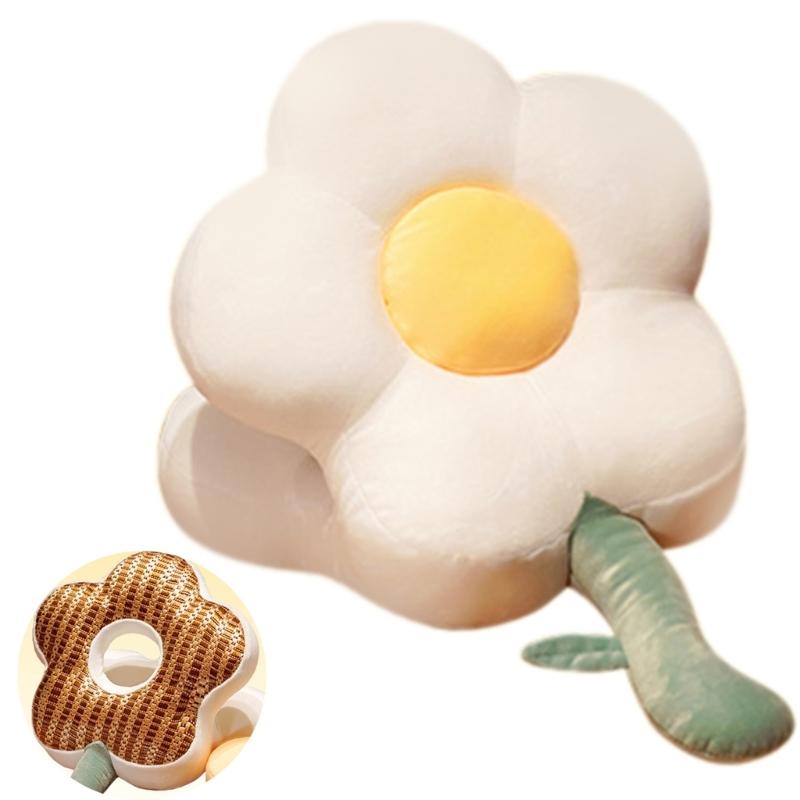 Comfortable Desk  Sleep Pillow Plush Flower Throw Pliiow for Office Workers and Students,Supportive Cushion