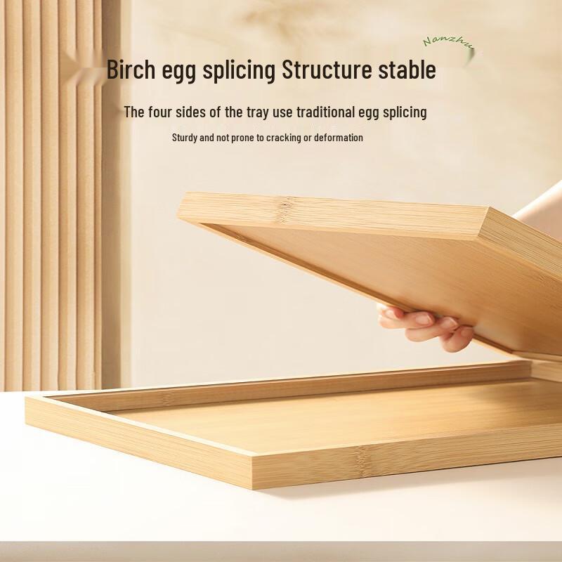 ZISIZ Servírovací dřevěný podnos v japonském stylu