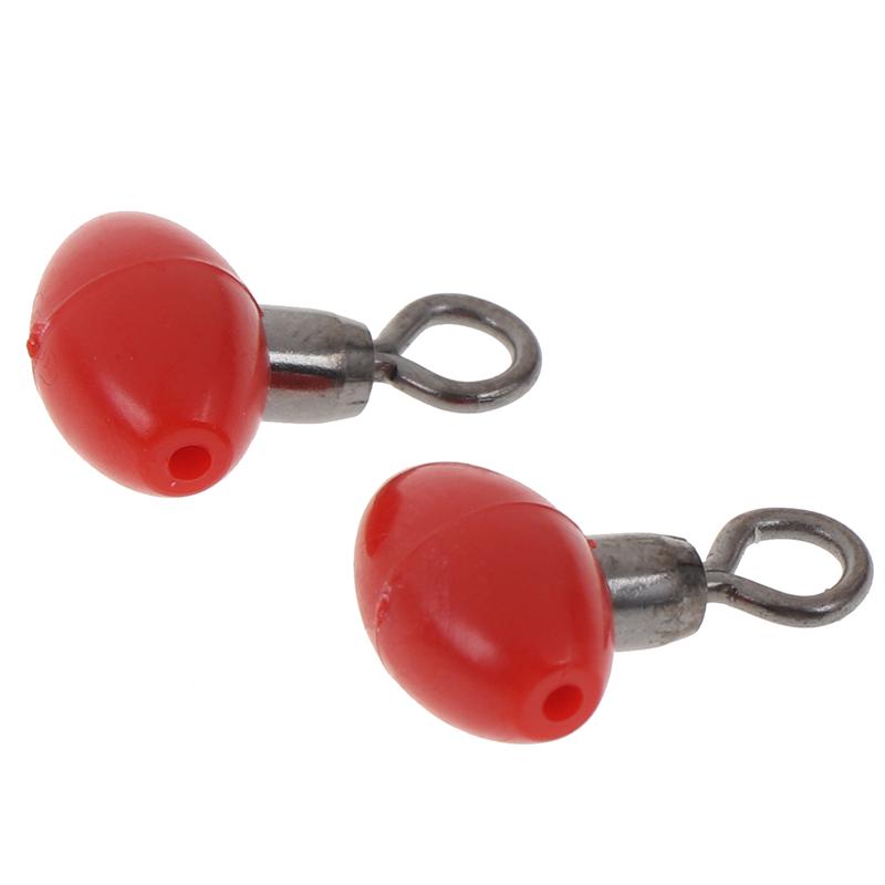 20Pcs/Bag Cross-Line Swivels & Bead T Shape Pulley Slide Rig Connector Fishing