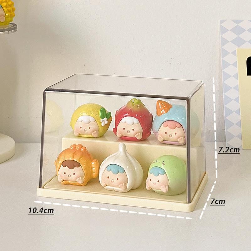 

Mengli Display Box Blind Box Display Stand Storage Small Decorations Hand Made Acrylic Transparent Purproof