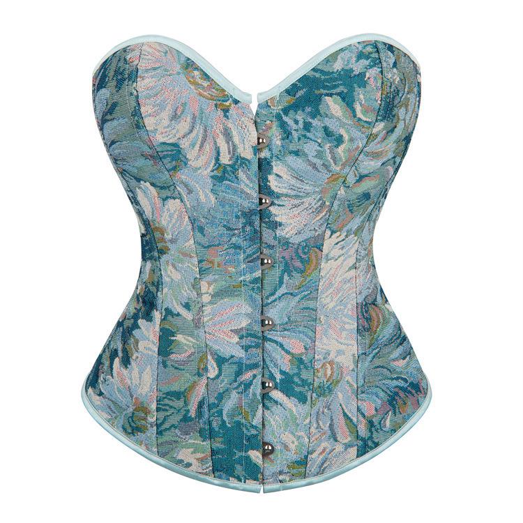 Vintage Fransk Fiskbens Bandeau Bustier Topp - Damformande Korsett