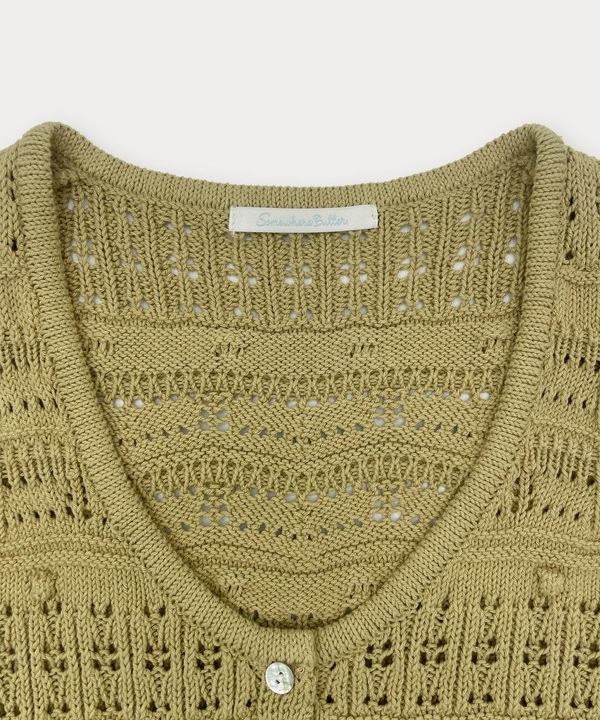 Somewherebutter Kayah Skashi Cardigan - Olive