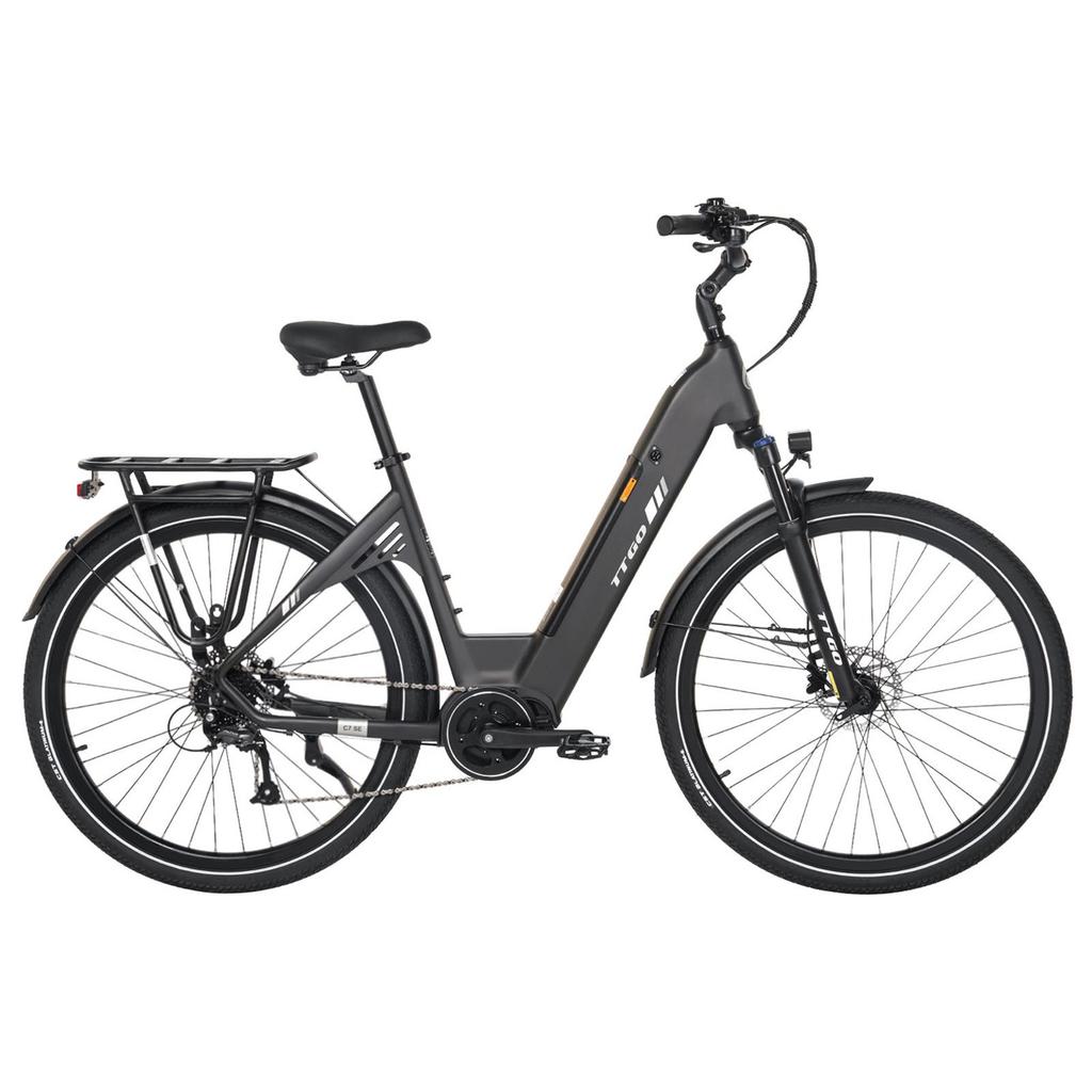TTGO C7 SE All-Terrain High-end Electric Bicycle 36V18Ah Battery 28 Inch Wide Tires 250W Motor E- Mountain Bike With TowSeat