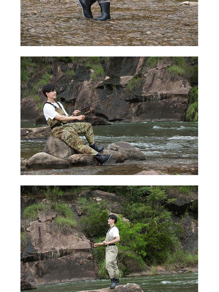Ultra-light Waterproof Cationic Taslon Strap Fishing Waders - Wear-resistant Outdoor Sea-fishing Gear