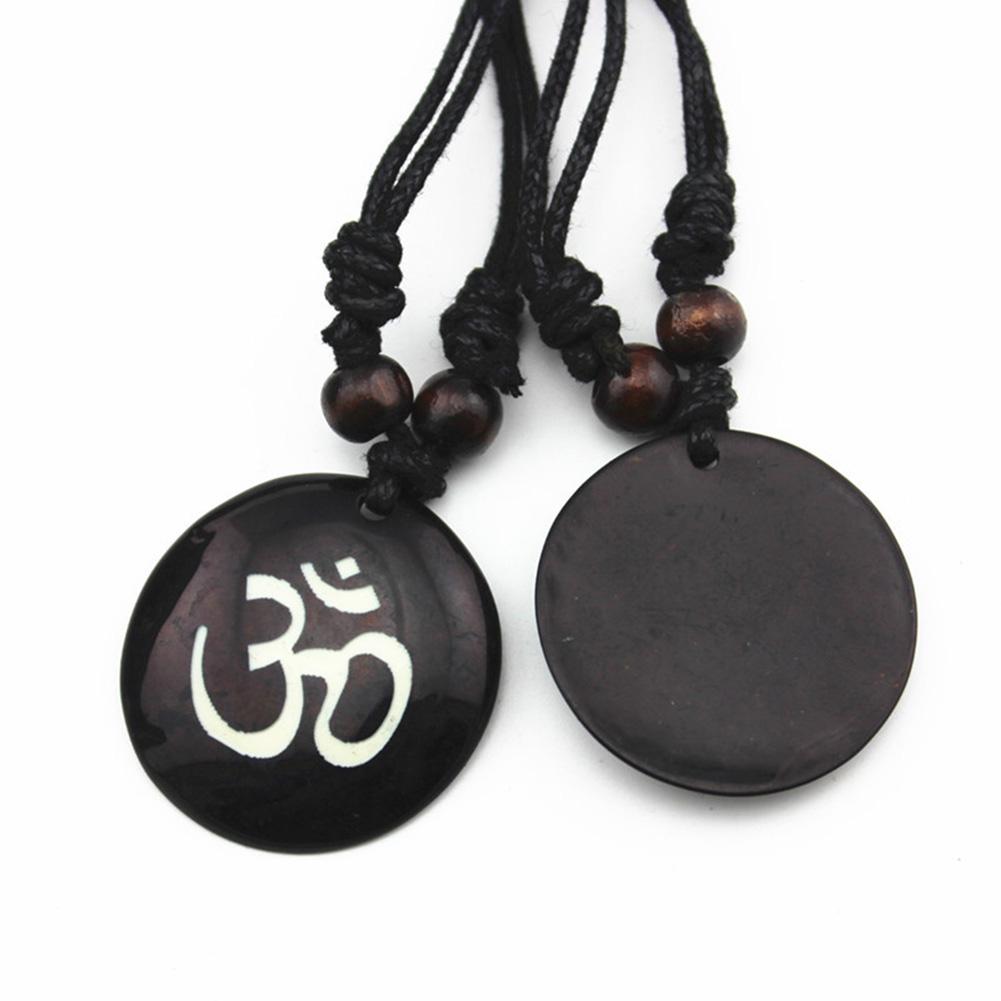 Unisex Fashionable Delicate Indian Sanskrit OM Symbol Decoration Resin Pendants