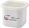 Toyo Enamel PEANUTS Enamel Cube Stocker White S SNJ-2314