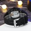 Richard Skeleton Barrel-Shaped Luminous Waterproof Men's Sports Watch