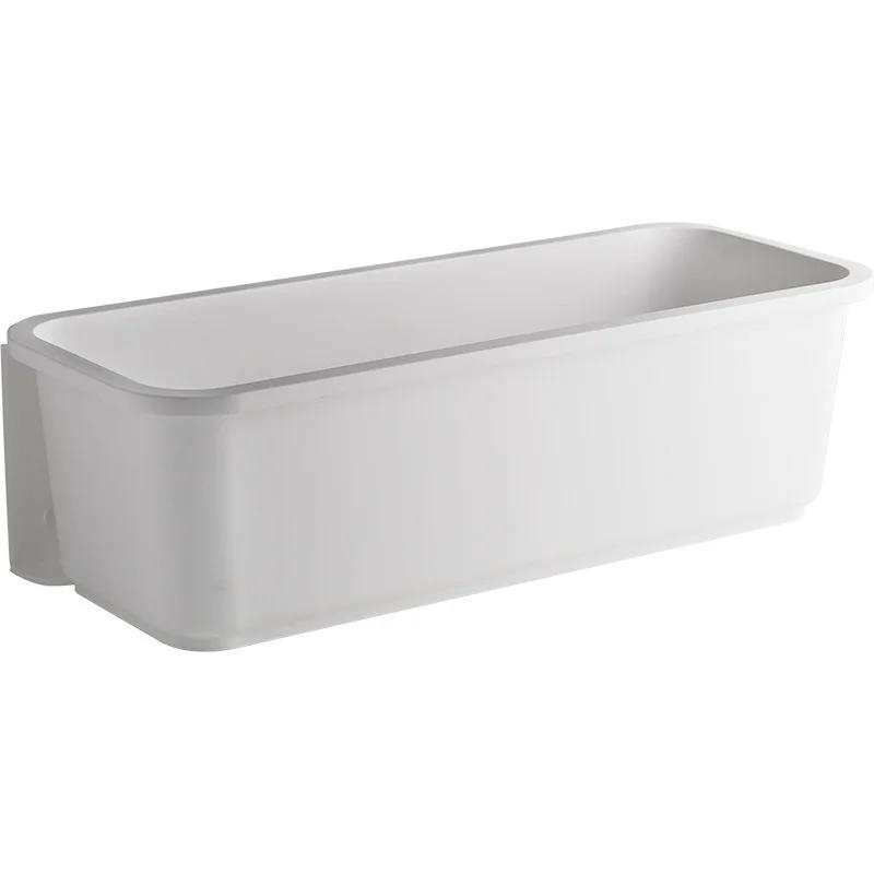 Küchenspülenschrank-Aufbewahrungsregal Gewürzflaschenhalter Organizer-Regal Badezimmer-Organizer-Ständer Wandmontierte Kunststoff-Essstäbchenbox