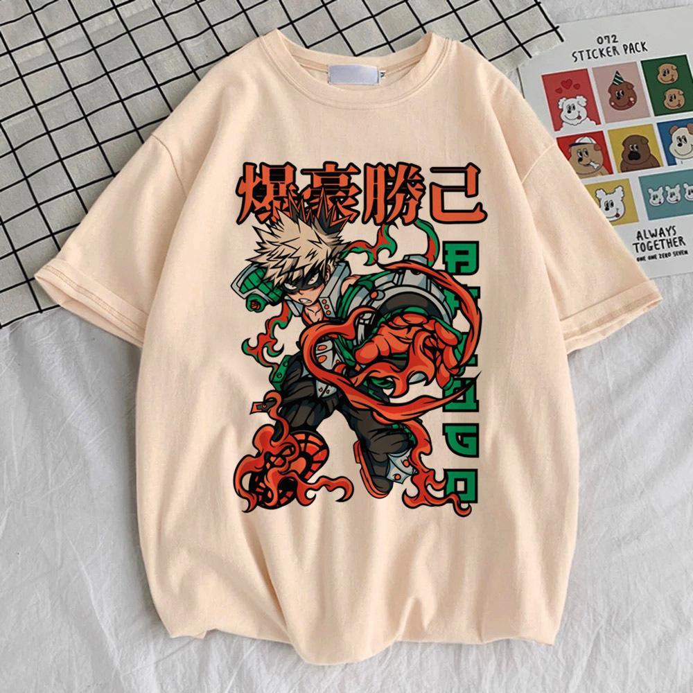 My Hero Academia shirt girl Psychedelic Graphic Punk 2000s t shirt Gothic kawaii Y2k harajuku 2000s 80s