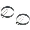 2PCS Round Frying Pan Mold Stainless Steel Egg Rings Kitchen Utensils Egg Shaper Camping