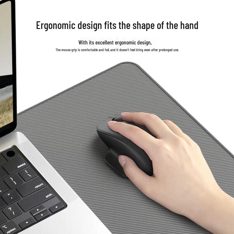 ECOLA M02BK Ergonomic Wireless Office Mouse