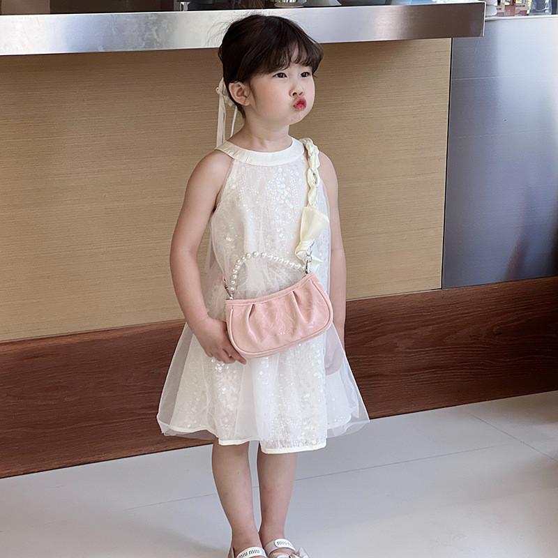 Stylish Pearl Princess Handbag For Kids In Various Colors Perfect For Daily Use