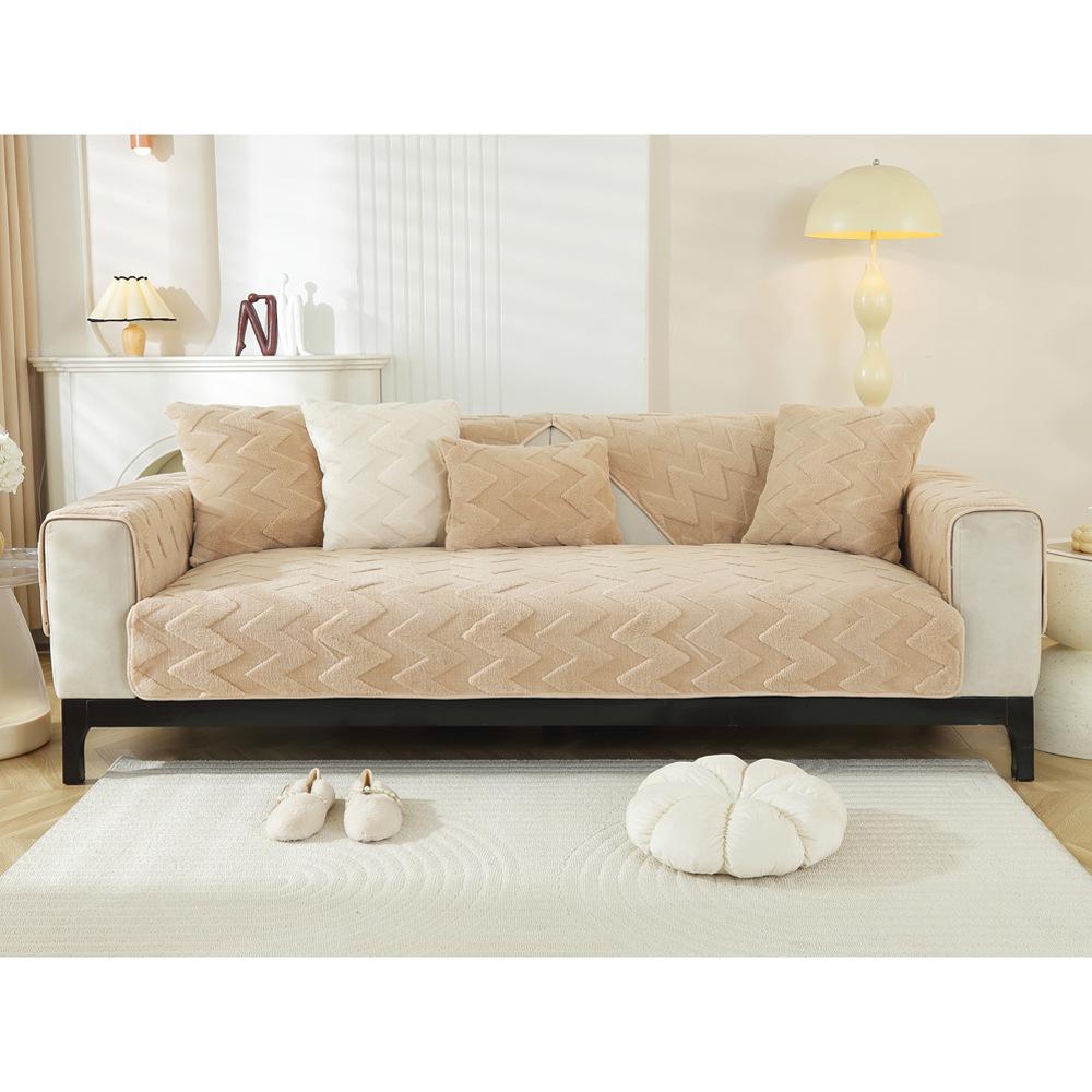 Thickened Plush Sofa Cushion Sofa Seat Cushion Sofa Towel Non-Slip Autumn And Winter  New Sofa Cover Cover Cloth