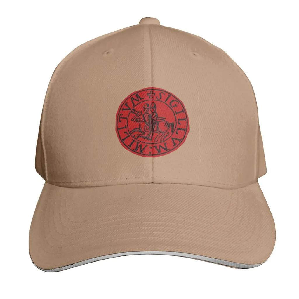 Seal Of The Knights Templar Cap Fashion Casual Baseball Caps Adjustable Hat Hip Hop Summer Unisex Baseball Hats Polychromatic