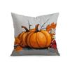 Autumn Pumpkin Maple Leaf Cushion Pillowcase Printed Polyester 45X45Cm Throw Pillowcover Decorative Sofa Cushion Pillowslip