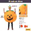 SVNVIOZ Halloween Pumpkin Costume, Inflatable Pumpkin Costume for Cosplay, Pranks, and Fun Halloween Events, Performance Prop, Unisex, Adult