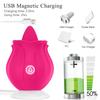Rose 10 Vibrating Tongue Licking Vibrator Clitoris G-spot Stimulator Pussy Licker Masturbator Adult Couple Female Porn Sex Toys