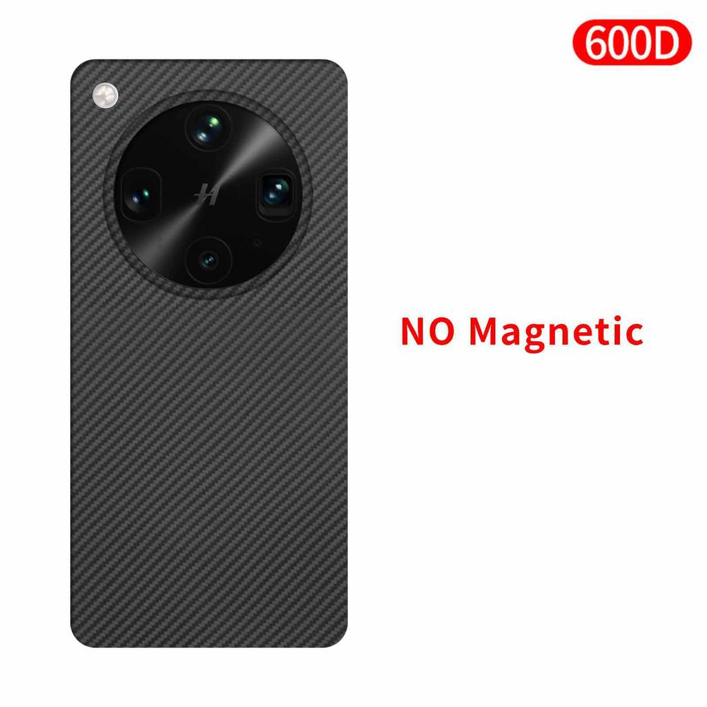 600D Real-thin Carbon Fiber Phone Case for Oppo Find X9 Ultra Vegan Leather Edition Case Aramid Fiber Fabric Thinhard Magnetic