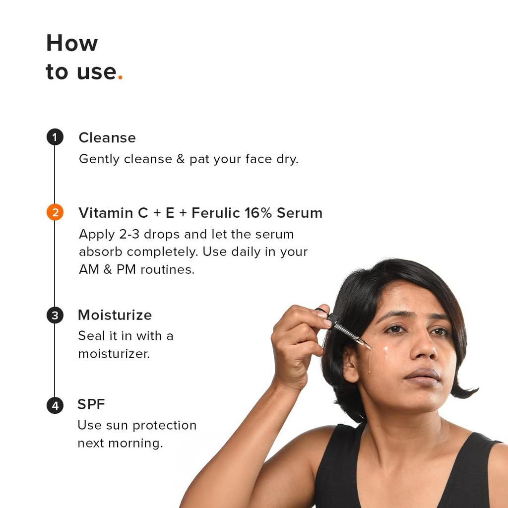 Minimalist Skin Brightening Vitamin C 16% Face Serum For All Skin Types 20 Ml Pack Of 1, Radiance & Texture Boost